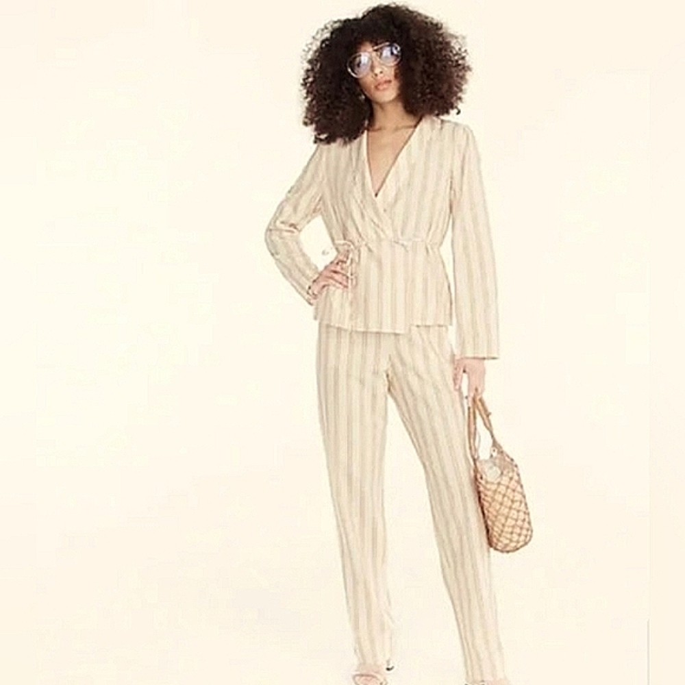 J.Crew Wrap Top with Pull on Pant (set)